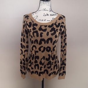 Leopard print sweater